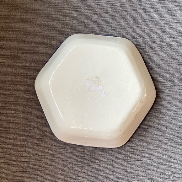 Vintage Hexagon Ceramic Holy Land Jerusalem Small Bowl - Picture 2 of 4